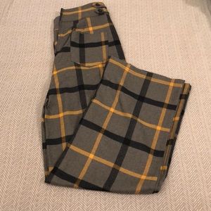 ModCloth plaid wide leg pants